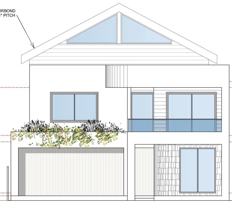 Front Elevation Drawing